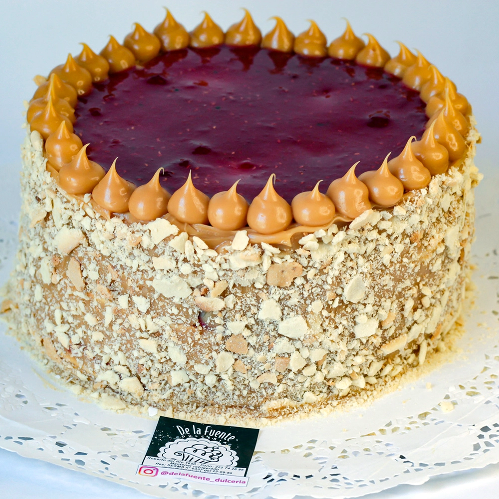 Torta Mil Hojas Manjar - Frambuesa